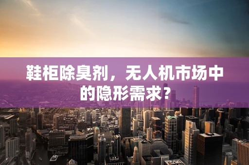 鞋柜除臭剂，无人机市场中的隐形需求？