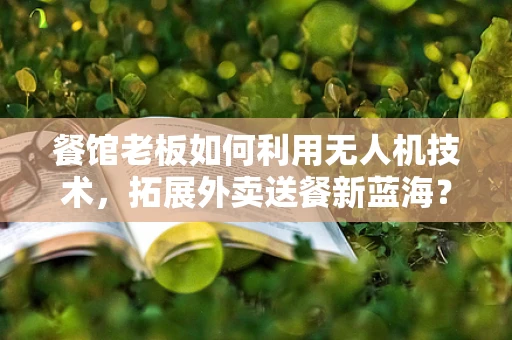 餐馆老板如何利用无人机技术，拓展外卖送餐新蓝海？
