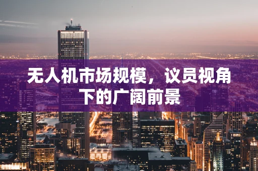 无人机市场规模，议员视角下的广阔前景