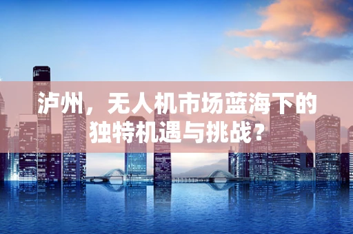 泸州，无人机市场蓝海下的独特机遇与挑战？