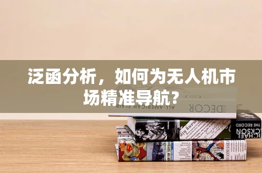 泛函分析，如何为无人机市场精准导航？