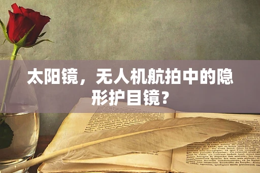 太阳镜，无人机航拍中的隐形护目镜？
