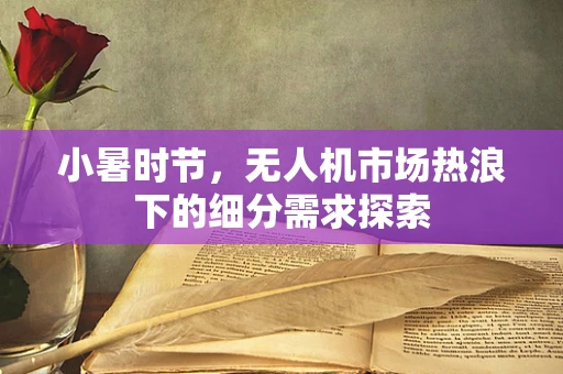 小暑时节，无人机市场热浪下的细分需求探索