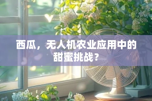 西瓜，无人机农业应用中的甜蜜挑战？