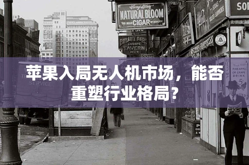 苹果入局无人机市场，能否重塑行业格局？