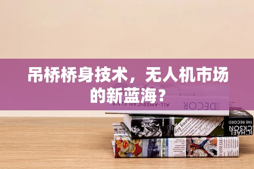 吊桥桥身技术，无人机市场的新蓝海？