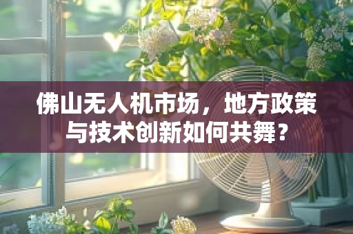 佛山无人机市场，地方政策与技术创新如何共舞？