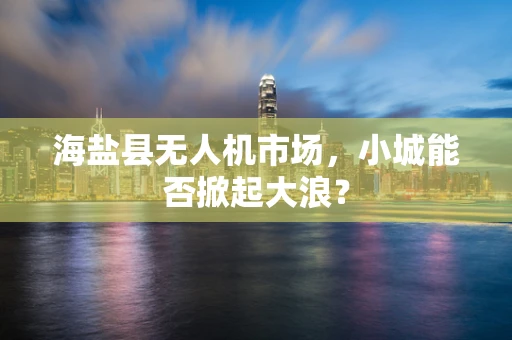 海盐县无人机市场，小城能否掀起大浪？