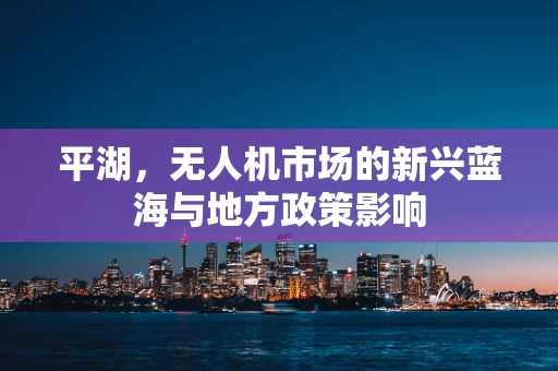 平湖，无人机市场的新兴蓝海与地方政策影响