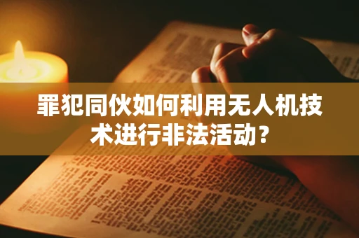 罪犯同伙如何利用无人机技术进行非法活动？