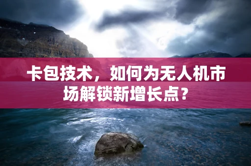 卡包技术，如何为无人机市场解锁新增长点？