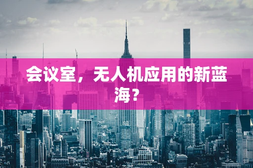 会议室，无人机应用的新蓝海？
