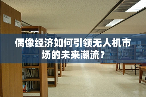 偶像经济如何引领无人机市场的未来潮流？