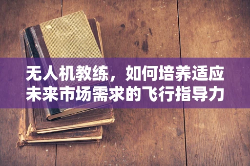 无人机教练，如何培养适应未来市场需求的飞行指导力量？