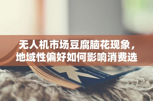 无人机市场豆腐脑花现象，地域性偏好如何影响消费选择？