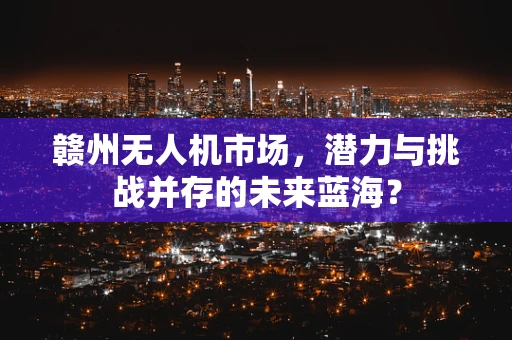 赣州无人机市场，潜力与挑战并存的未来蓝海？