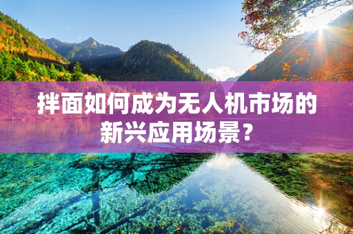拌面如何成为无人机市场的新兴应用场景？
