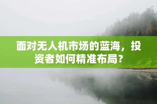 面对无人机市场的蓝海，投资者如何精准布局？