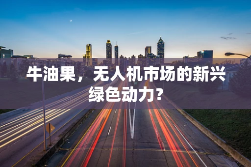 牛油果，无人机市场的新兴绿色动力？
