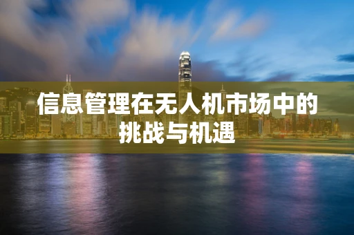 信息管理在无人机市场中的挑战与机遇
