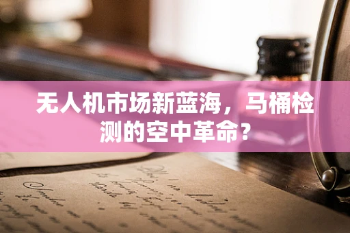 无人机市场新蓝海，马桶检测的空中革命？