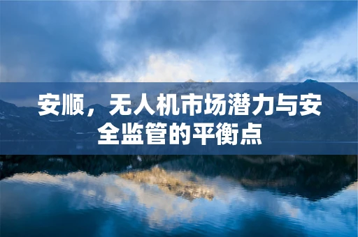 安顺，无人机市场潜力与安全监管的平衡点
