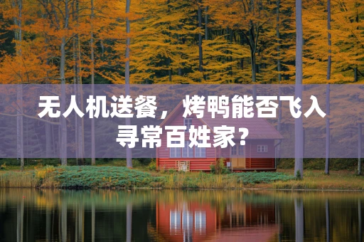无人机送餐，烤鸭能否飞入寻常百姓家？