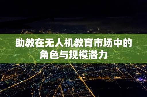 助教在无人机教育市场中的角色与规模潜力