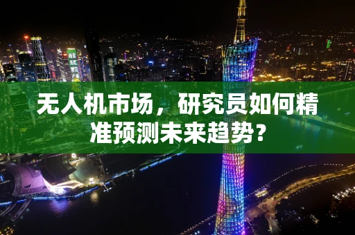 无人机市场，研究员如何精准预测未来趋势？