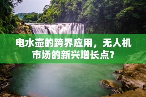 电水壶的跨界应用，无人机市场的新兴增长点？