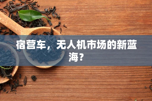 宿营车，无人机市场的新蓝海？