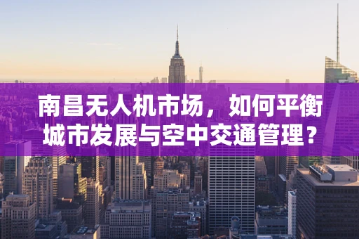 南昌无人机市场，如何平衡城市发展与空中交通管理？