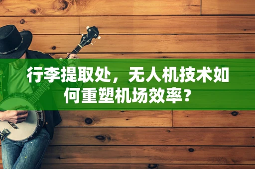行李提取处，无人机技术如何重塑机场效率？