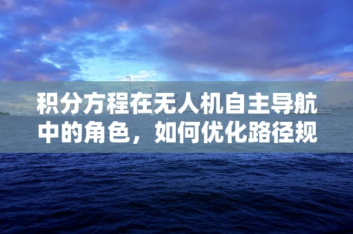 积分方程在无人机自主导航中的角色，如何优化路径规划的‘数学密码’？