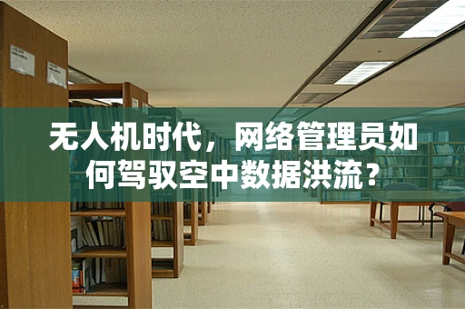 无人机时代，网络管理员如何驾驭空中数据洪流？