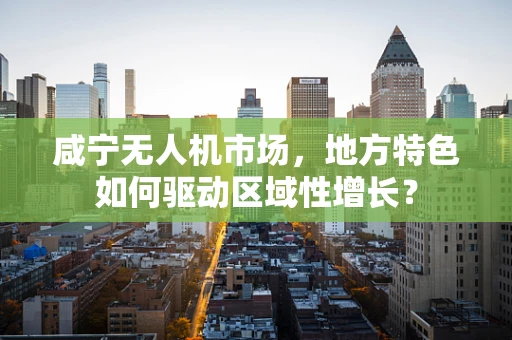 咸宁无人机市场，地方特色如何驱动区域性增长？