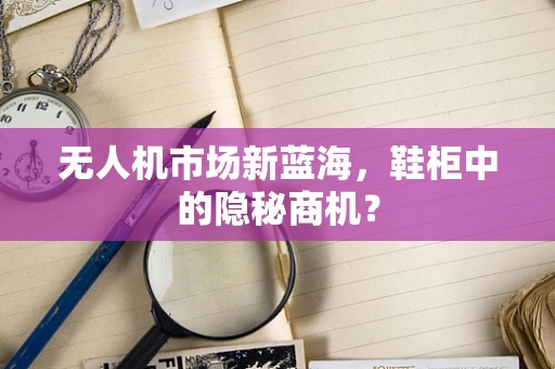 无人机市场新蓝海，鞋柜中的隐秘商机？