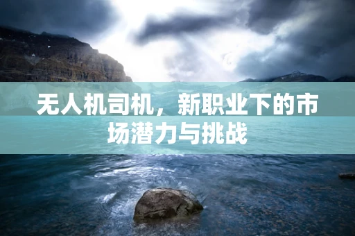 无人机司机，新职业下的市场潜力与挑战