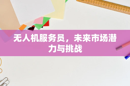 无人机服务员，未来市场潜力与挑战