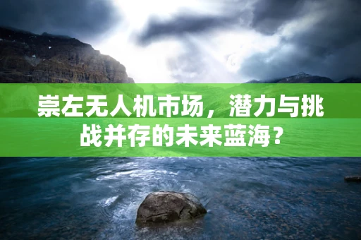崇左无人机市场，潜力与挑战并存的未来蓝海？