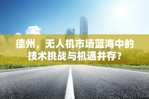 德州，无人机市场蓝海中的技术挑战与机遇并存？