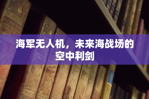 海军无人机，未来海战场的空中利剑