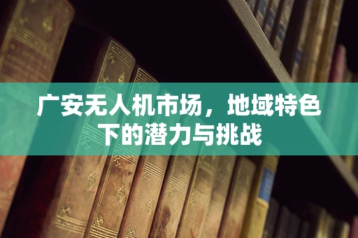 广安无人机市场，地域特色下的潜力与挑战