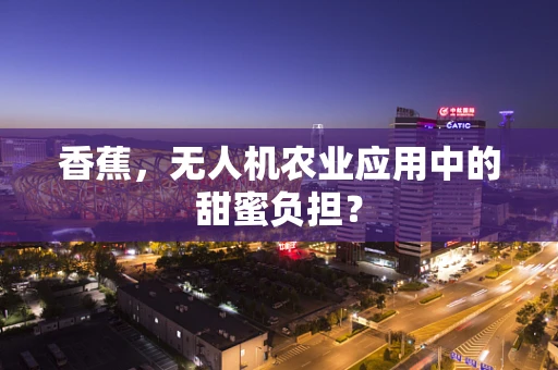 香蕉，无人机农业应用中的甜蜜负担？