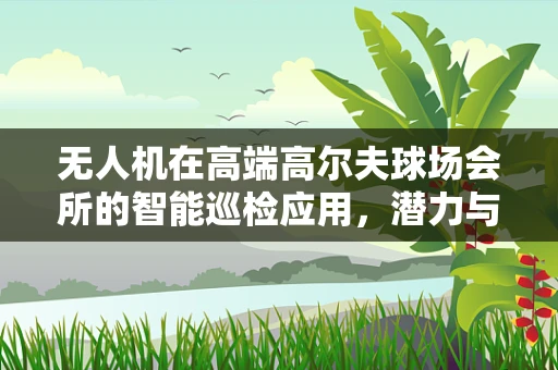 无人机在高端高尔夫球场会所的智能巡检应用，潜力与挑战并存？