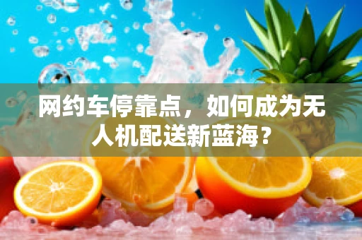 网约车停靠点，如何成为无人机配送新蓝海？