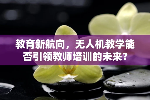 教育新航向，无人机教学能否引领教师培训的未来？