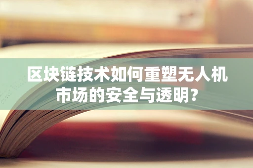 区块链技术如何重塑无人机市场的安全与透明？