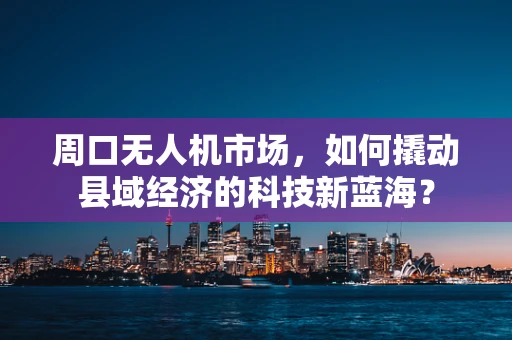 周口无人机市场，如何撬动县域经济的科技新蓝海？