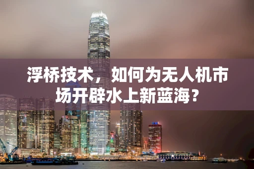 浮桥技术，如何为无人机市场开辟水上新蓝海？